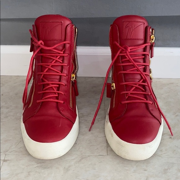 Giuseppe Zanotti Other - Giuseppe Zanott Leather High Top Sneaker
